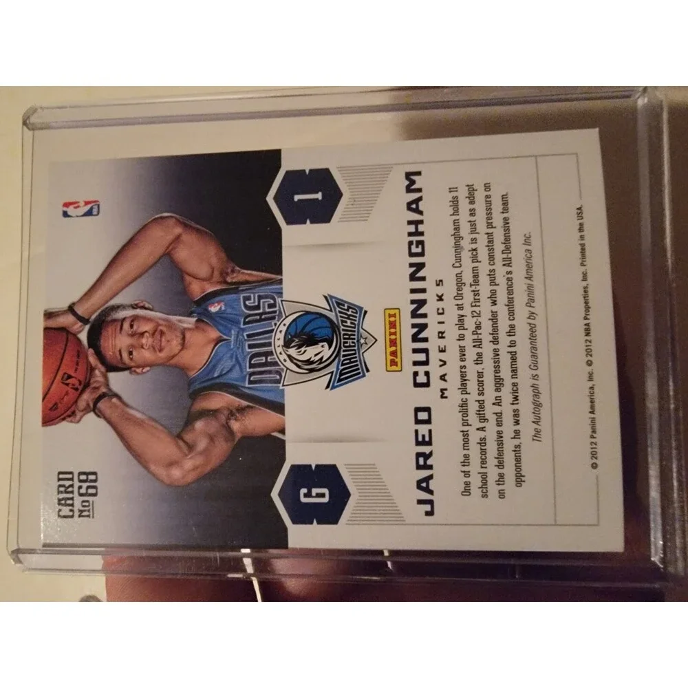 2012-13 Prestige JARED CUNNINGHAM Prestigious Picks AUTO RC Mavericks Beavers